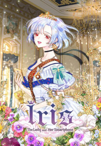 Iris - lady with a smartphone